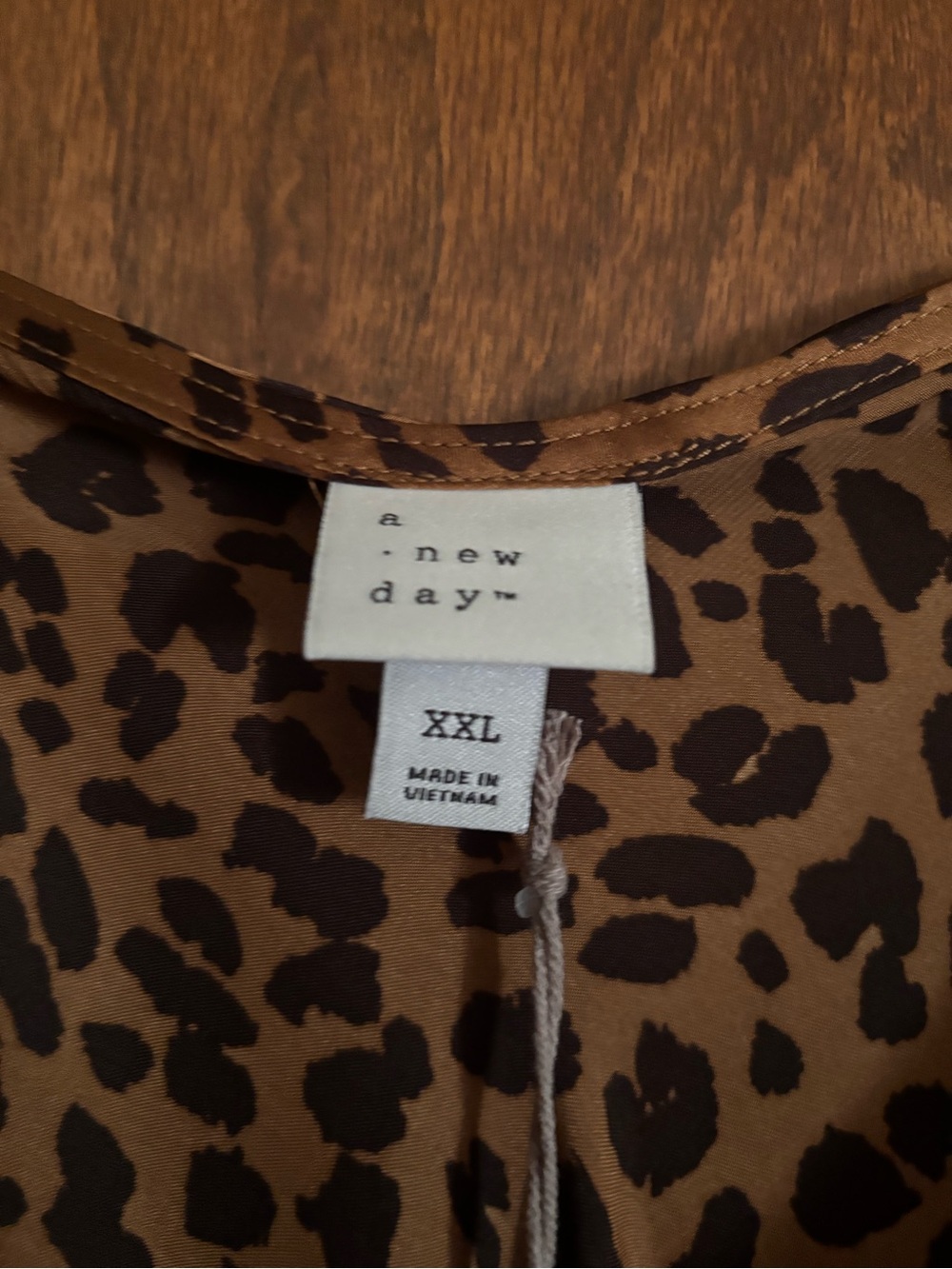 A New Day Leopard Print Slip Dress - Brown - Picture 5 of 7